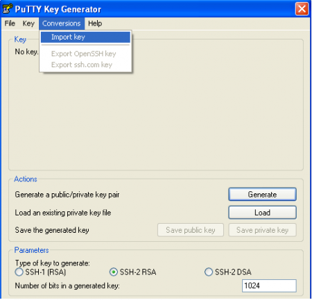 Figure 2 private key conversion-step1